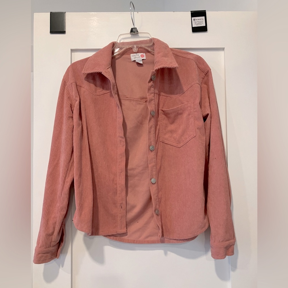 Girls Corduroy Shacket size 14/16